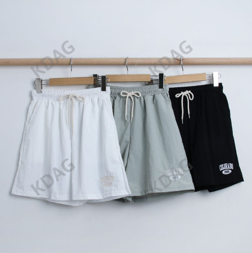 BLESSU韓國直郵東大門代購女裝新品24秋冬時尚推薦短褲刺繡BLESSU短褲