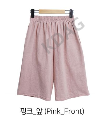 BLESSU韓國直郵東大門實拍女裝新款人氣職業休閑短褲口袋亞麻BLESSU短褲圖色1