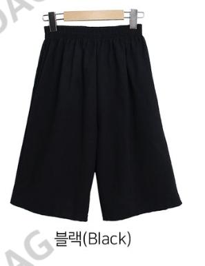 BLESSU韓國直郵東大門實拍女裝新款人氣職業休閑短褲口袋亞麻BLESSU短褲圖色5