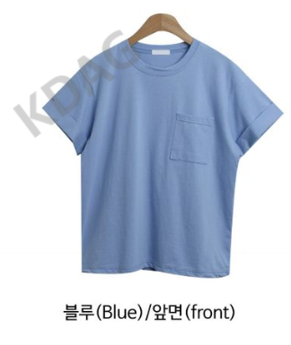 BLESSU韓國直郵東大門代購女裝新款24秋冬推薦熱賣職業T恤口袋BLESSUT恤圖色1