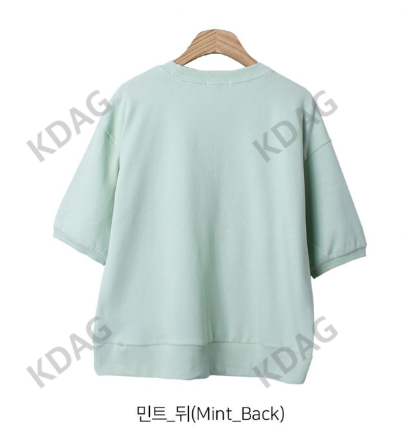 BLESSU韓國直郵東大門代購女裝新款24秋冬真品熱賣推薦T恤刺繡BLESSUT恤