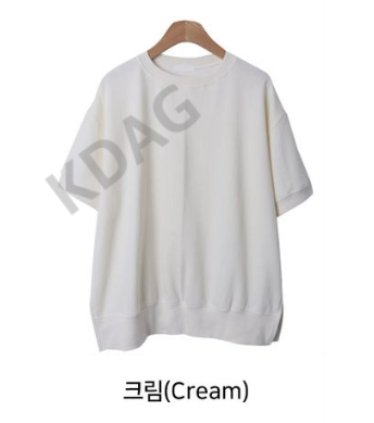 BLESSU韓國直郵女裝新品時尚真品職業24秋冬休閑人氣T恤寬松BLESSUT恤圖色1