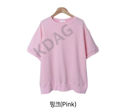 BLESSU韓國直郵女裝新品時尚真品職業24秋冬休閑人氣T恤寬松BLESSUT恤圖色2