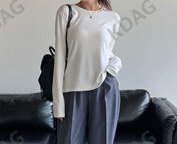 BLESSU韓國直郵東大門代購女裝新款熱賣推薦時尚職業長袖T恤BLESSU長袖T恤