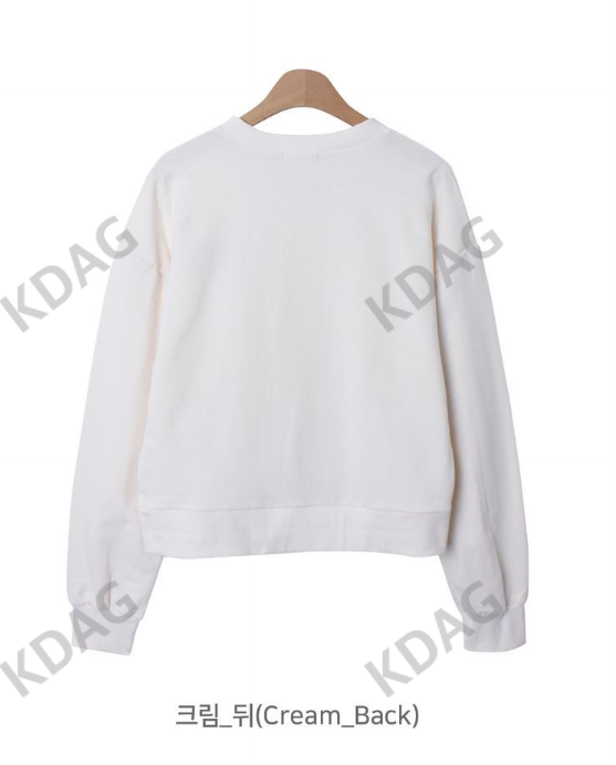 BLESSU直郵韓國代購女裝新品職業24秋冬真品時尚推薦衛衣V領BLESSU衛衣