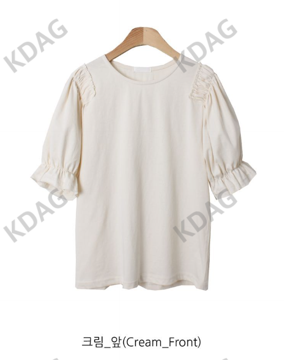 BLESSU韓國直郵女裝新品職業熱賣24秋冬人氣真品推薦時尚T恤BLESSUT恤圖色1