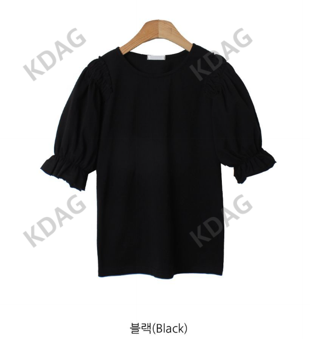 BLESSU韓國直郵女裝新品職業熱賣24秋冬人氣真品推薦時尚T恤BLESSUT恤圖色3