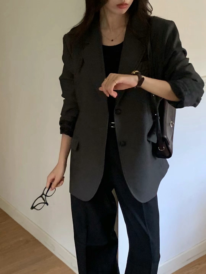 AND韓國直郵女裝新款職業24秋冬真品推薦熱賣人氣時尚休閑夾克DAILY PROJECT夾克