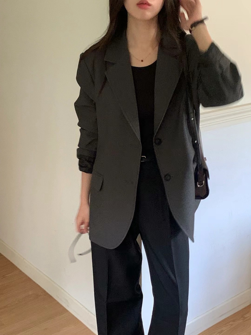 AND韓國直郵女裝新款職業24秋冬真品推薦熱賣人氣時尚休閑夾克DAILY PROJECT夾克