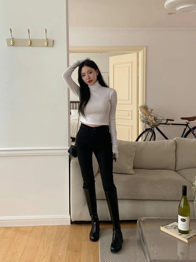 BOBBYIJAY韓國直郵東大門實拍女裝新款熱賣休閑人氣長袖T恤BOBBYIJAY長袖T恤