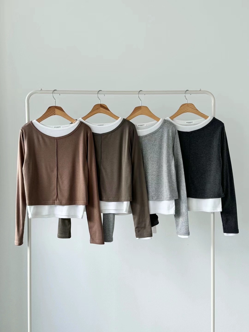 BRAND MARKET-OT韓國直郵東大門代購女裝新款人氣24秋冬套裝BRAND MARKET-OT套裝圖色3左三色