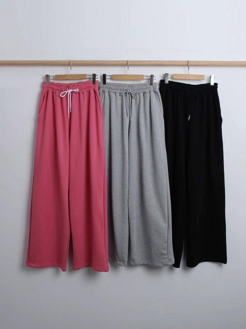 BOBBYIJAY韓國直郵東大門實拍女裝新款24秋冬人氣休閑休閑褲BOBBYIJAY休閑褲圖色3左三色