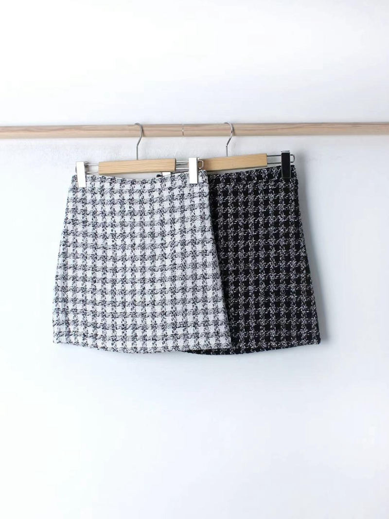 BOBBYIJAY直郵韓國代購女裝新款時尚人氣24秋冬熱賣休閑短裙BOBBYIJAY短裙