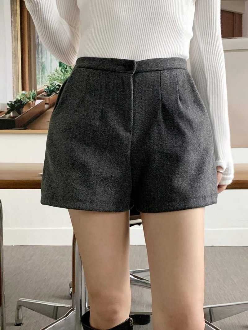 BOBBYIJAY韓國直郵女裝新款24秋冬休閑時尚推薦熱賣職業短褲BOBBYIJAY短褲圖色1