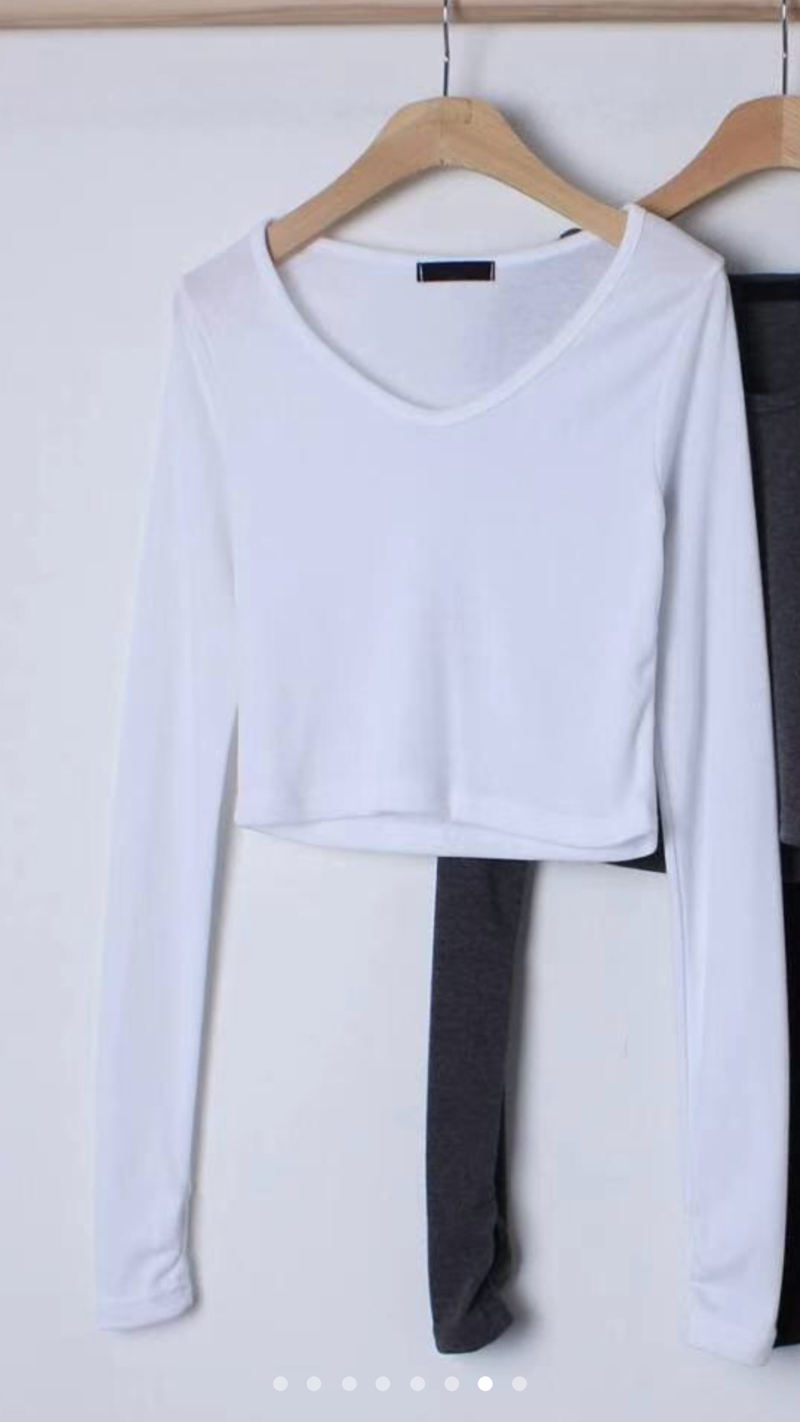 BOBBYIJAY直郵韓國代購女裝新品職業熱賣休閑推薦時尚長袖T恤BOBBYIJAY長袖T恤圖色1