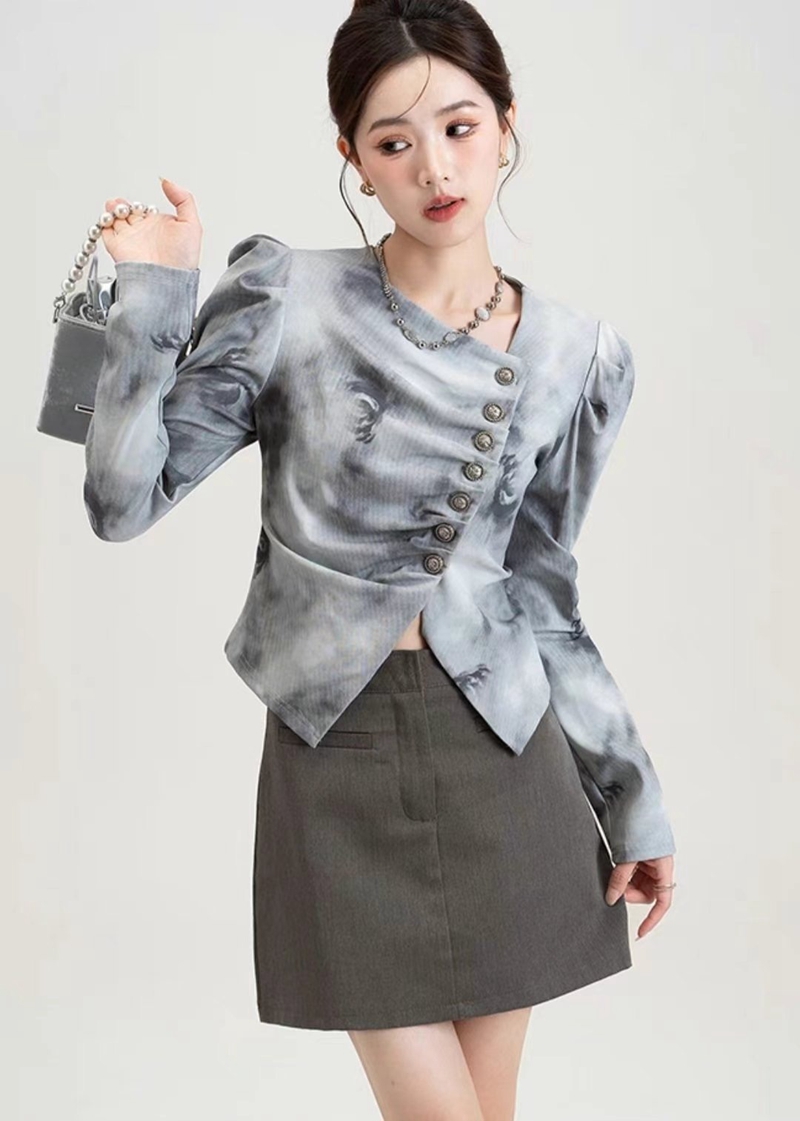 THE COCO韓國直郵女裝新款推薦24秋冬真品職業時尚襯衫蕾絲衫THE COCO襯衫/蕾絲衫