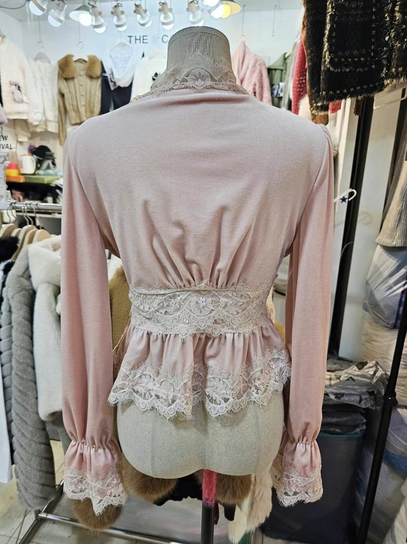 THE COCO直郵韓國代購女裝新品真品時尚職業人氣襯衫蕾絲衫THE COCO襯衫/蕾絲衫