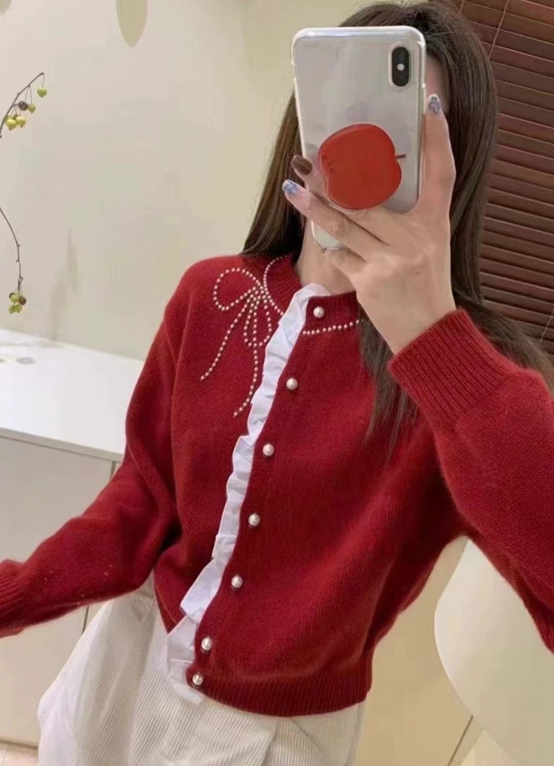 THE COCO韓國直郵女裝新品休閑人氣推薦24秋冬真品針織衫開衫THE COCO針織衫