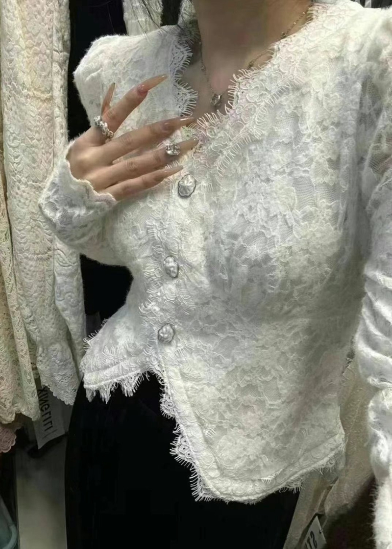 THE COCO直郵韓國代購女裝新款職業熱賣推薦人氣襯衫蕾絲衫THE COCO襯衫/蕾絲衫