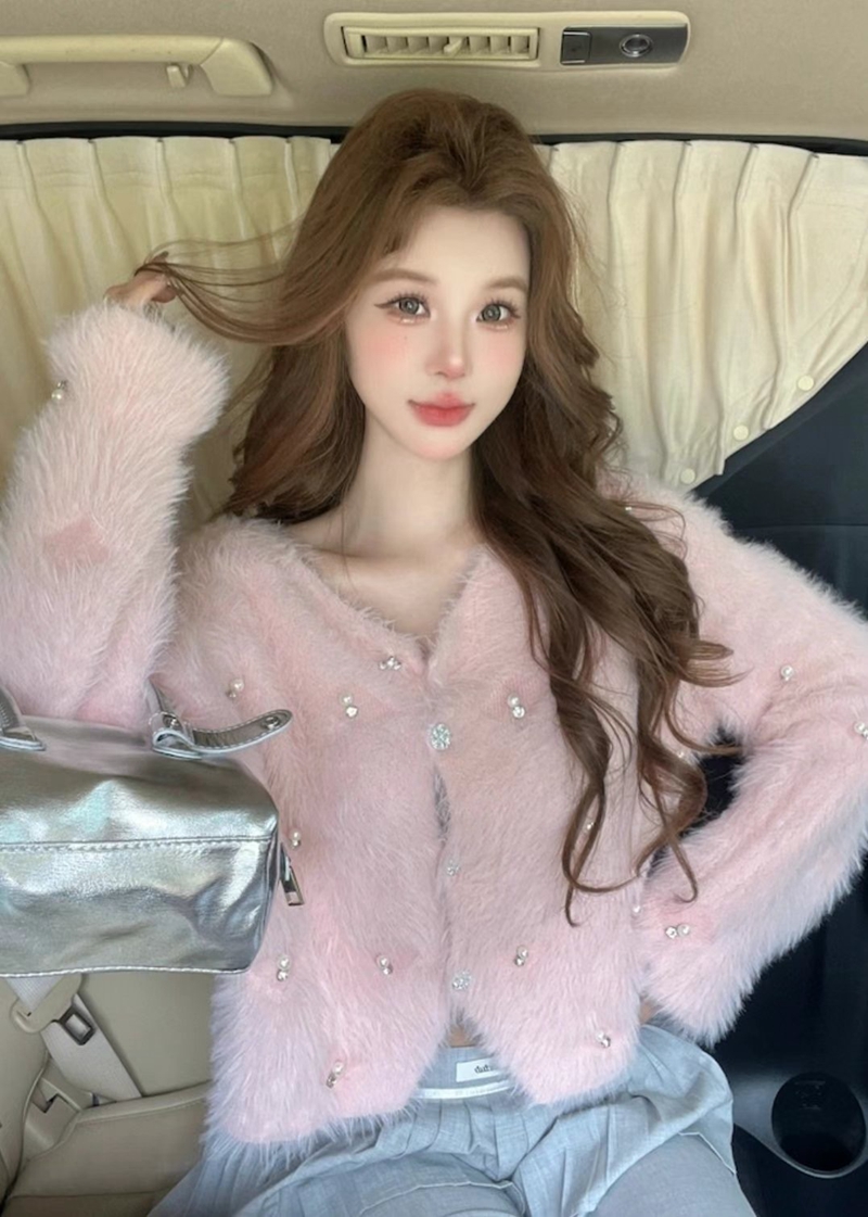 THE COCO韓國直郵東大門代購女裝新品熱賣職業真品針織衫開衫THE COCO針織衫