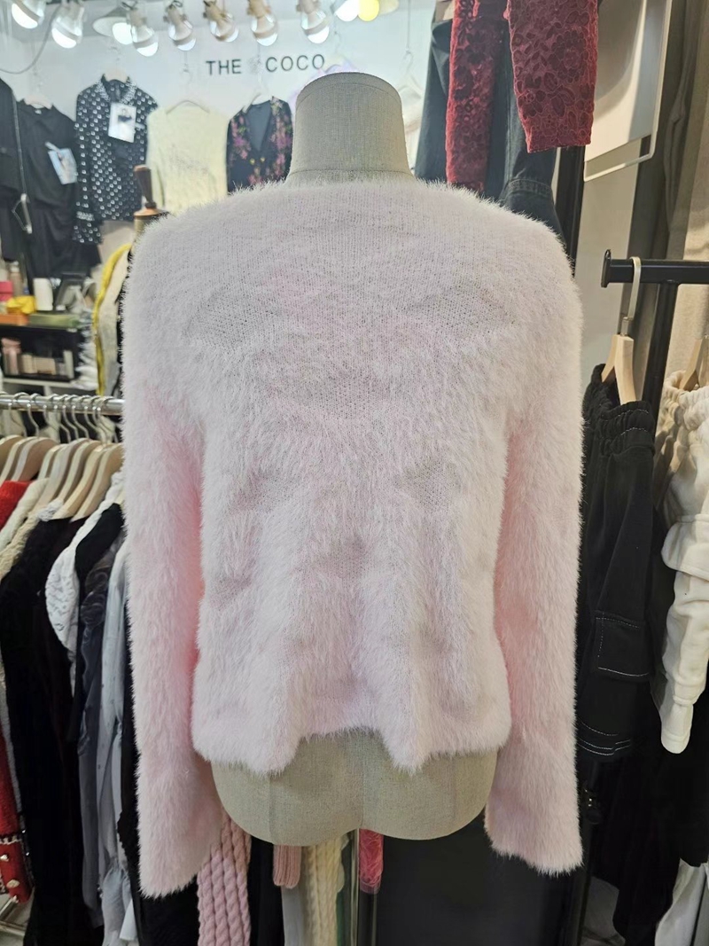 THE COCO韓國直郵東大門代購女裝新品熱賣職業真品針織衫開衫THE COCO針織衫圖色4