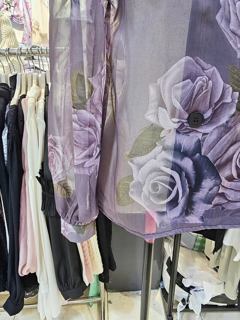 THE COCO直郵韓國代購女裝新款24秋冬時尚熱賣休閑襯衫蕾絲衫THE COCO襯衫/蕾絲衫