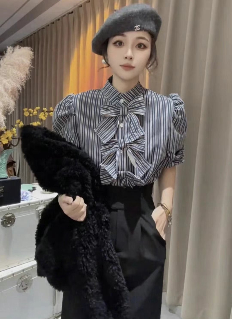 THE COCO韓國直郵女裝新品真品時尚熱賣人氣職業襯衫蕾絲衫THE COCO襯衫/蕾絲衫