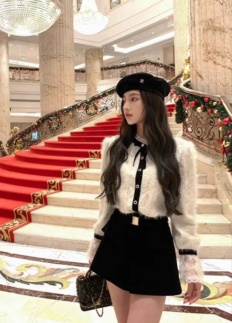 THE COCO韓國直郵東大門代購女裝新品休閑職業人氣熱賣針織衫THE COCO針織衫