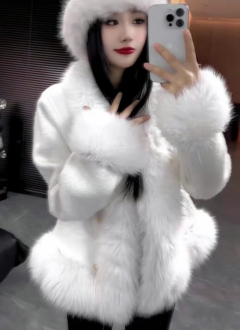 THE COCO韓國直郵東大門代購女裝新品時尚推薦短款大衣開衫THE COCO短款大衣