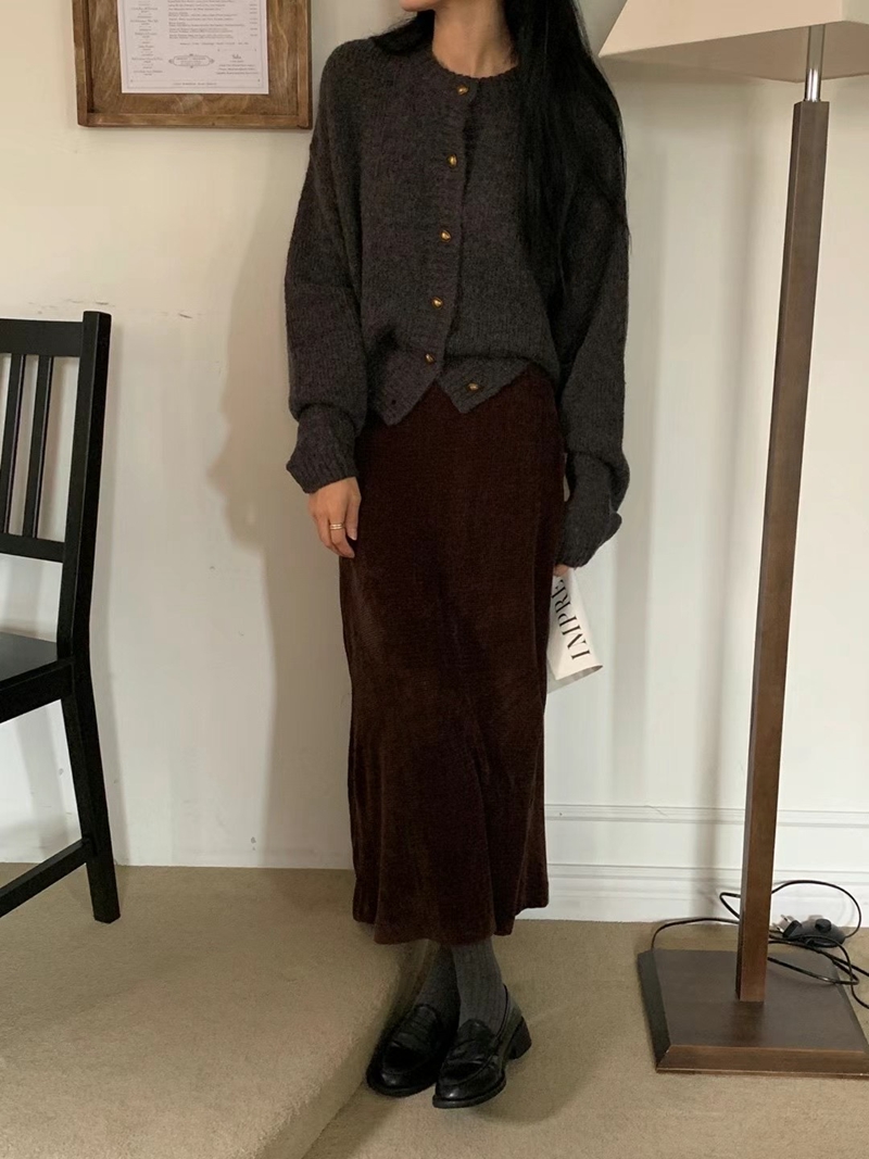 RARASHOW東大門實拍女士新款時尚職業休閑推薦熱賣針織衫開衫RARASHOW針織衫