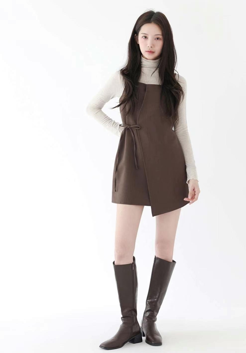 ON-NI-언니-T東大門實拍女裝新品熱賣人氣真品24秋夏連衣裙ON-NI連衣裙