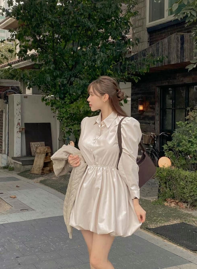 ON-NI-언니-T韓國代購女士新品職業24秋夏推薦真品連衣裙ON-NI連衣裙