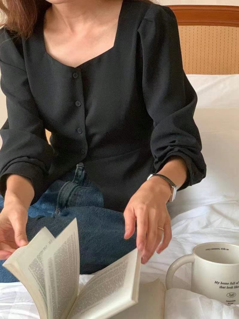 ON-NI-언니-T東大門實拍女士新款休閑時尚人氣襯衫蕾絲衫ON-NI襯衫/蕾絲衫