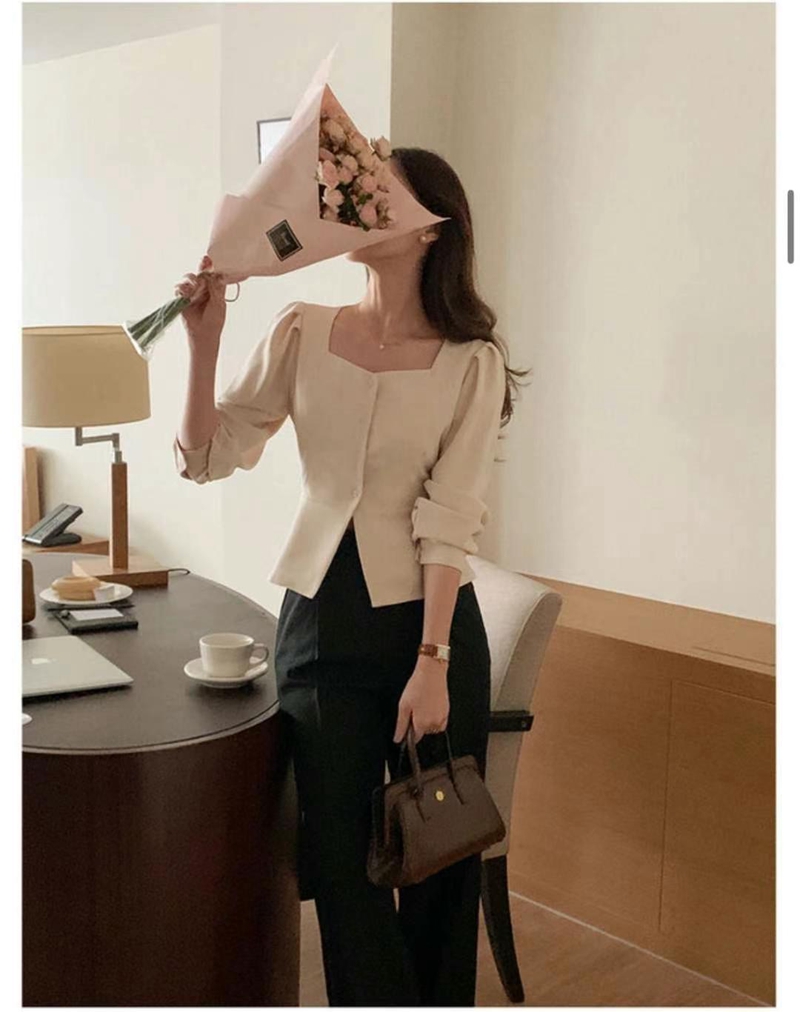 ON-NI-언니-T東大門實拍女士新款休閑時尚人氣襯衫蕾絲衫ON-NI襯衫/蕾絲衫