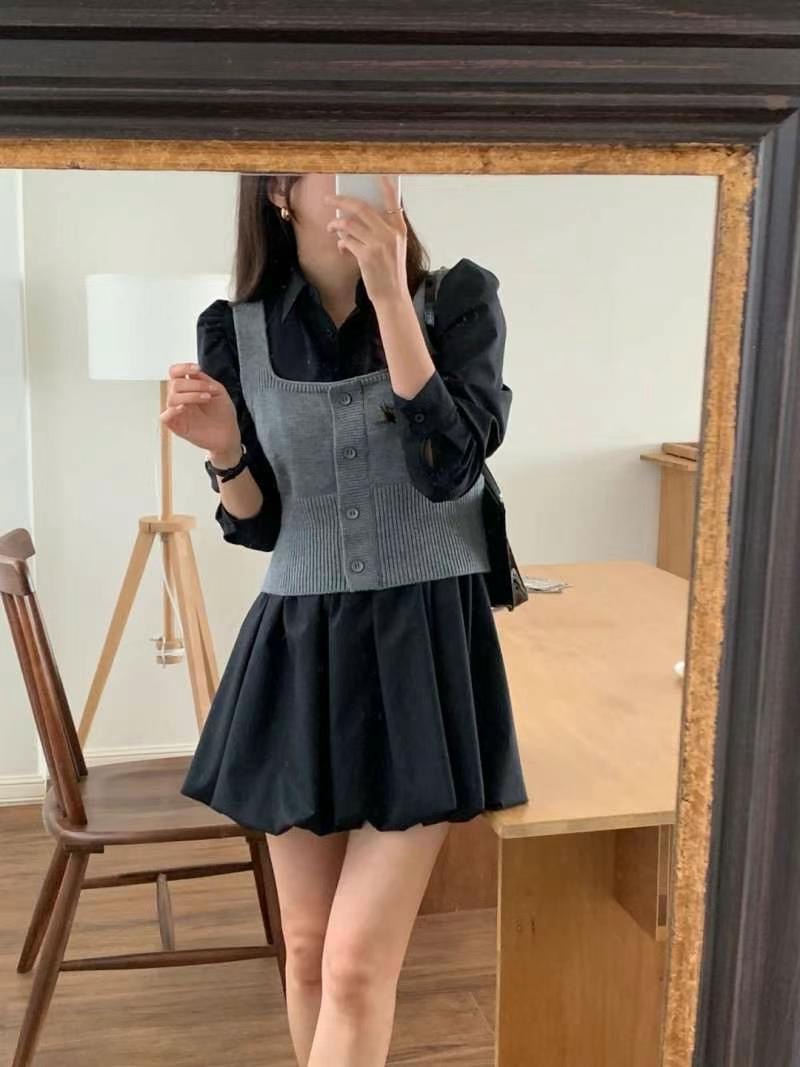 ON-NI-언니-T韓國代購女士新品休閑職業推薦時尚吊帶背心ON-NI吊帶/背心