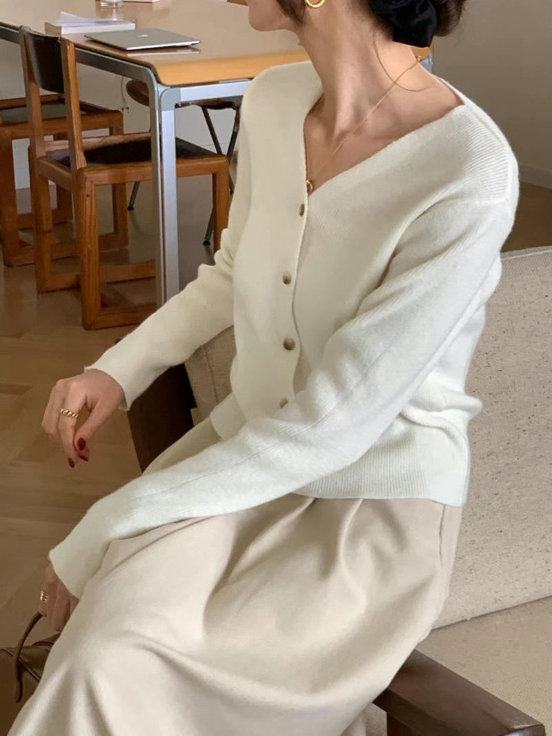 FRIDA東大門實拍女裝新款休閑推薦職業24秋夏人氣針織衫開衫FRIDA針織衫