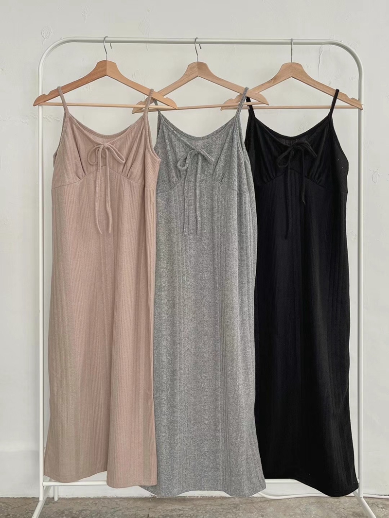 A.ME東大門代購女士新款熱賣真品24秋夏時尚推薦休閑連衣裙A.ME連衣裙圖色3左三色