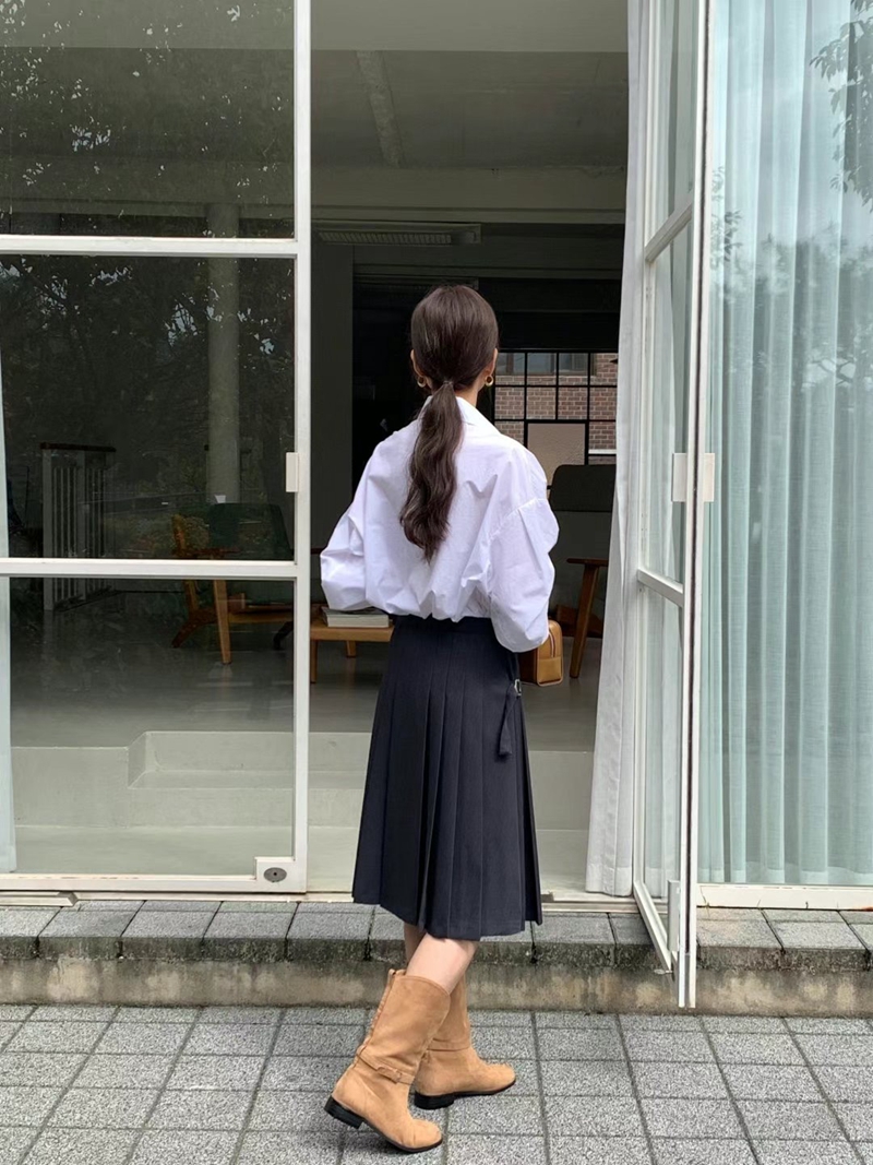 ARRICCHISI韓國代購女裝新款真品人氣推薦休閑半身裙中短裙ARRICCHISI半身裙/中短裙