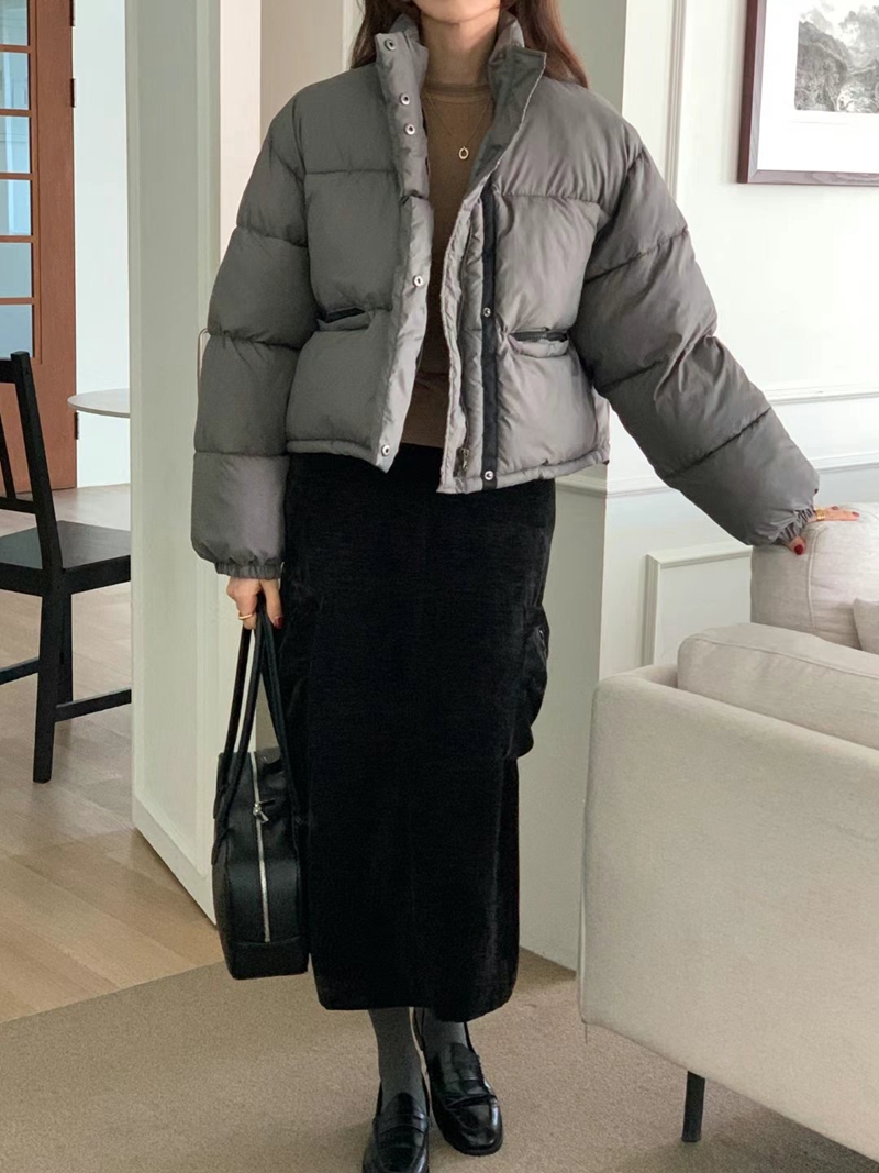 ARRICCHISI東大門直郵女士新款熱賣職業推薦人氣時尚短款棉服ARRICCHISI短款棉服