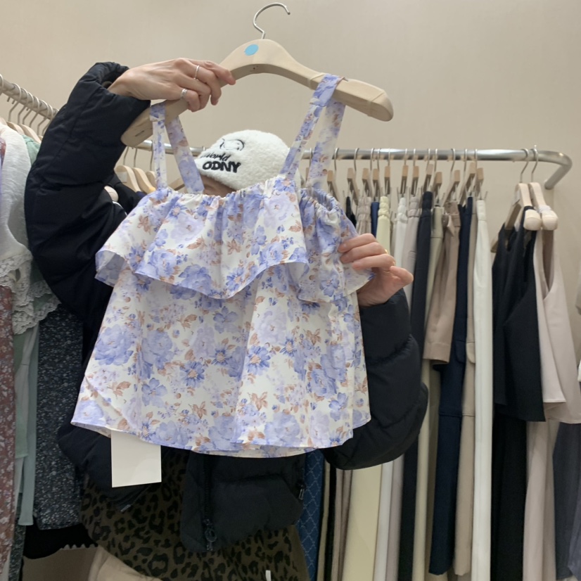 LiLi/Aile東大門實拍女士新款熱賣休閑推薦職業人氣吊帶背心Lai吊帶/背心