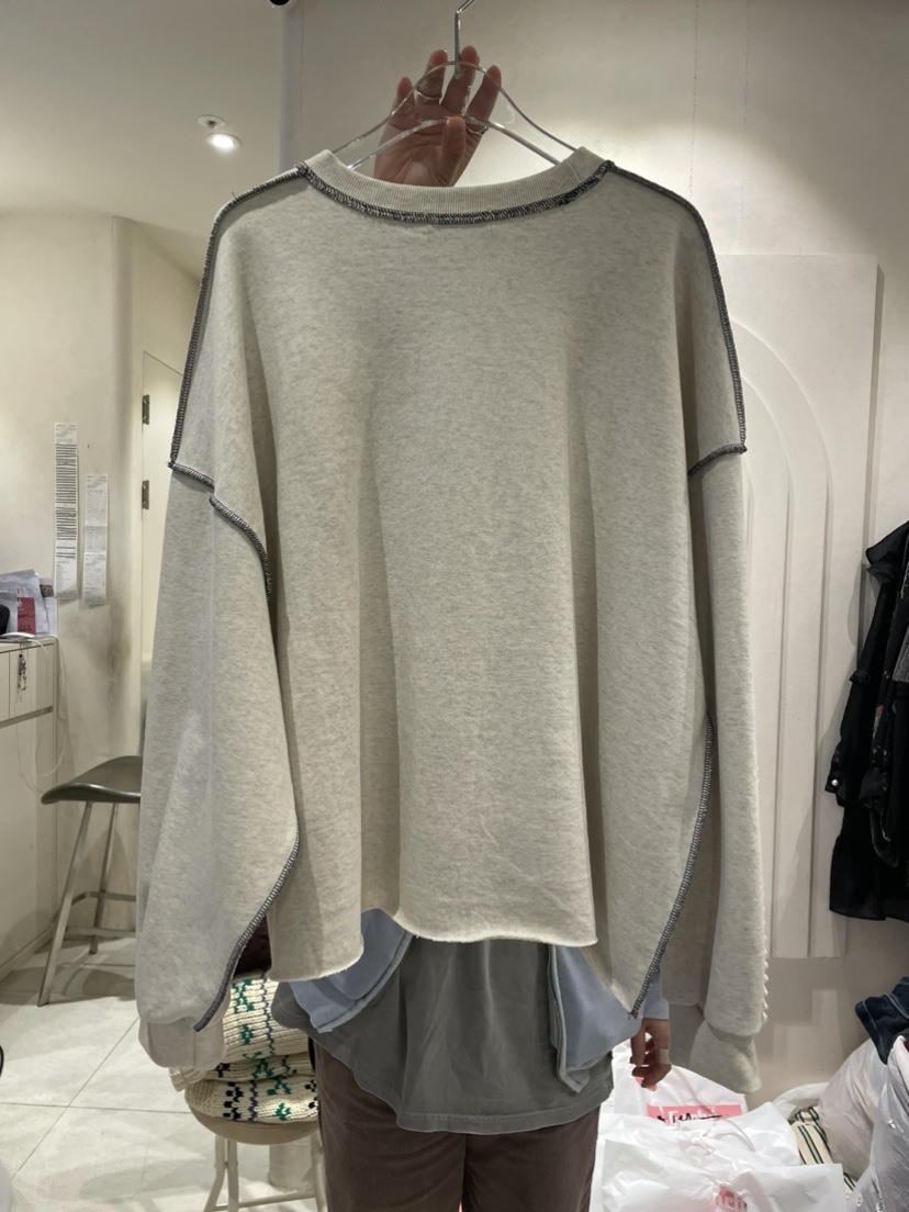 FARBE韓國代購女裝新款24秋夏時尚熱賣真品休閑推薦衛衣不加絨PLATFORM衛衣