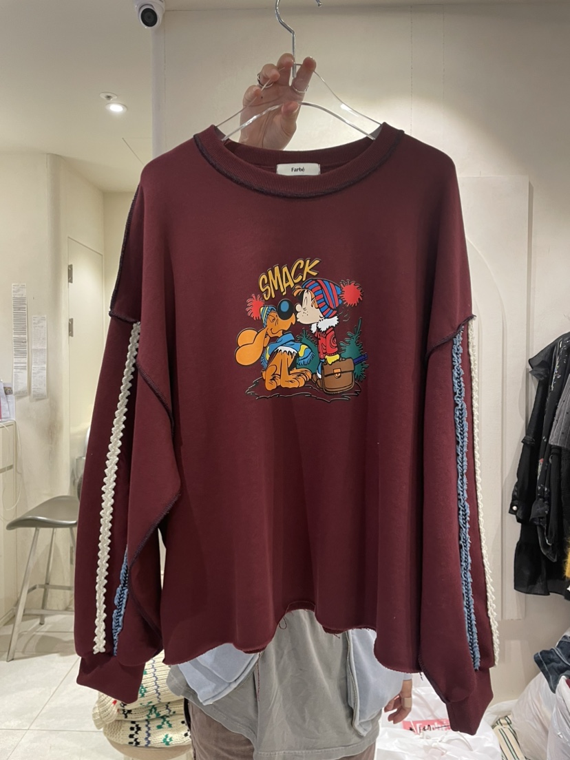 FARBE韓國代購女裝新款24秋夏時尚熱賣真品休閑推薦衛衣不加絨PLATFORM衛衣