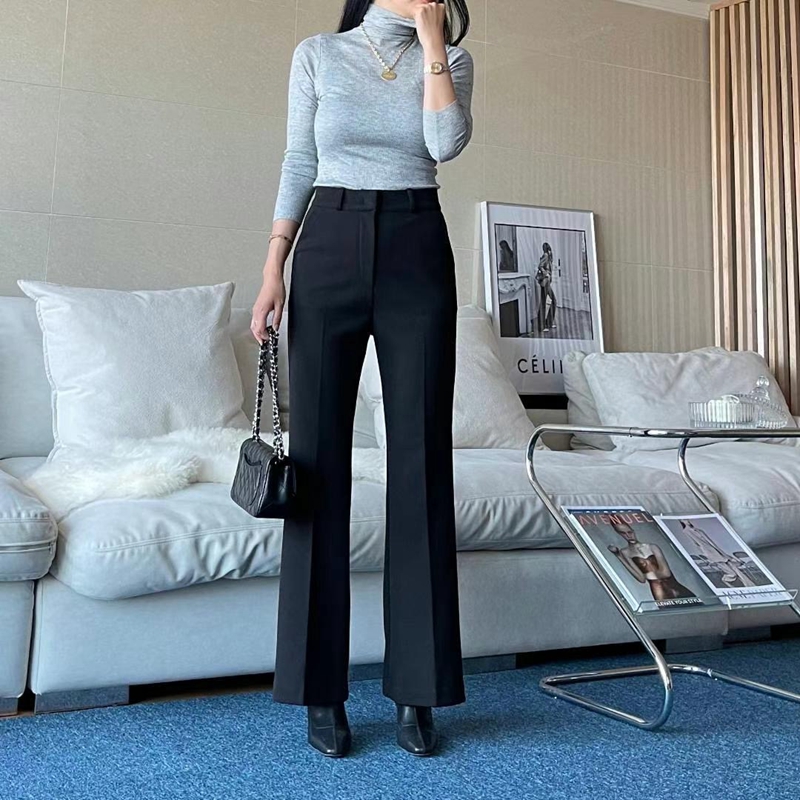 TINT韓國直郵女裝新款推薦人氣職業休閑時尚真品休閑褲拉絨TINT休閑褲