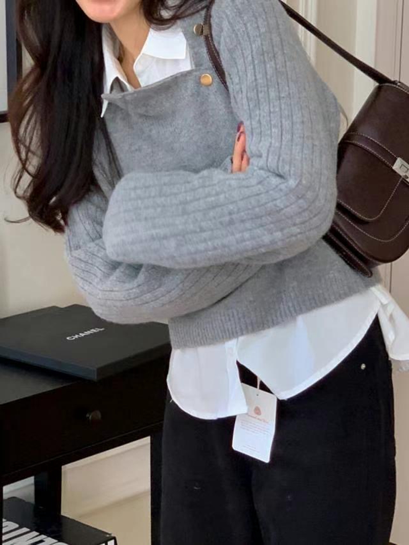 LOUNGE VERA韓國直郵東大門實拍女裝新品推薦針織衫美利奴羊毛LOUNGE VERA-2件訂針織衫