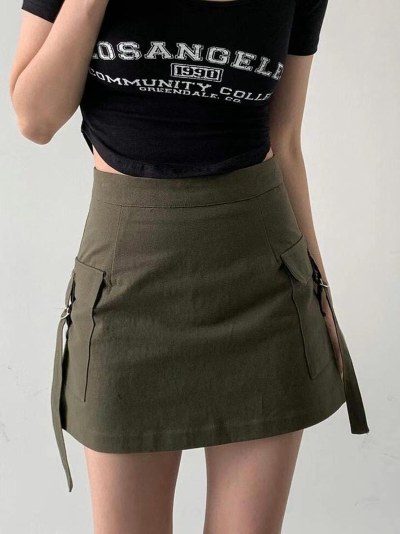 MYCABINET直郵韓國代購女裝新款人氣熱賣真品24秋冬休閑短裙MYCABINET短裙