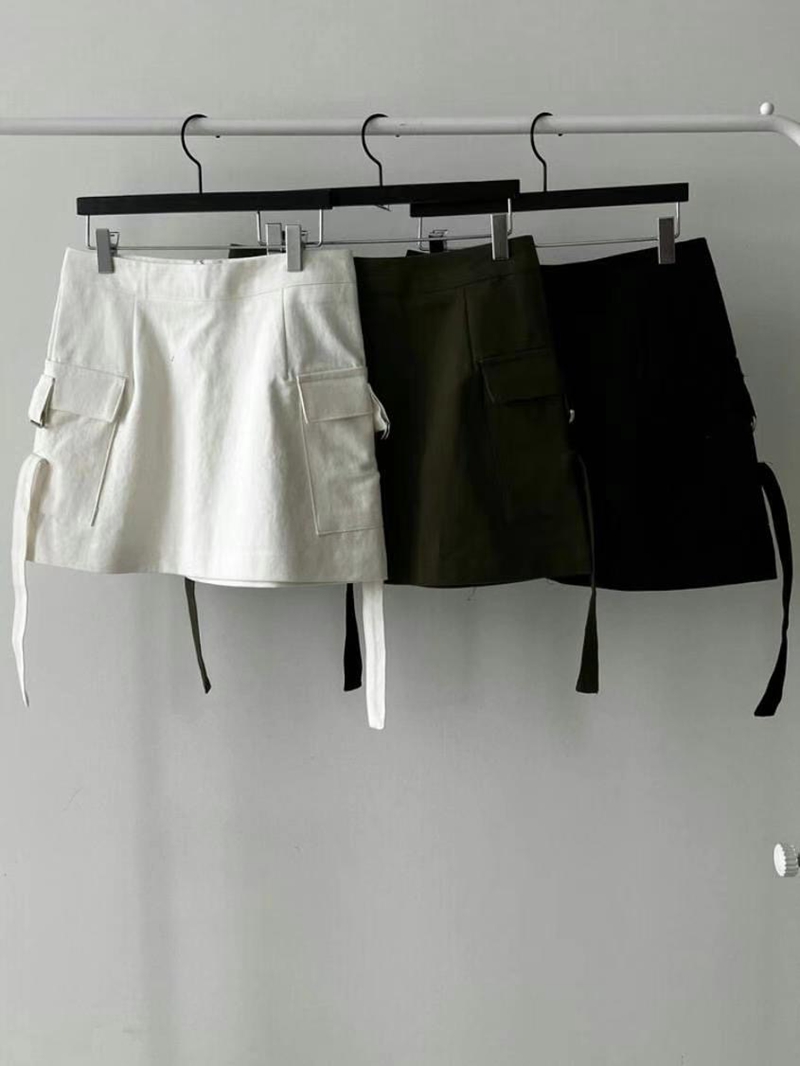 MYCABINET直郵韓國代購女裝新款人氣熱賣真品24秋冬休閑短裙MYCABINET短裙