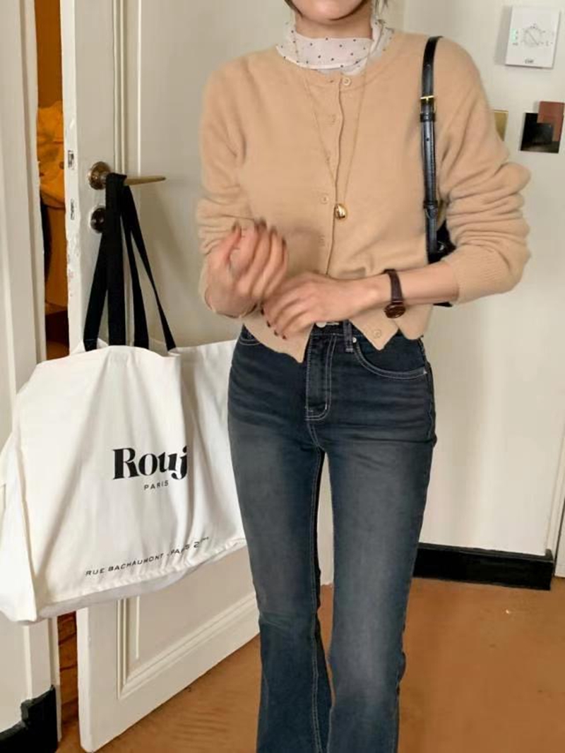 LOUNGE VERA直郵韓國代購女裝新品熱賣人氣針織衫狐貍開衫LOUNGE VERA-2件訂針織衫
