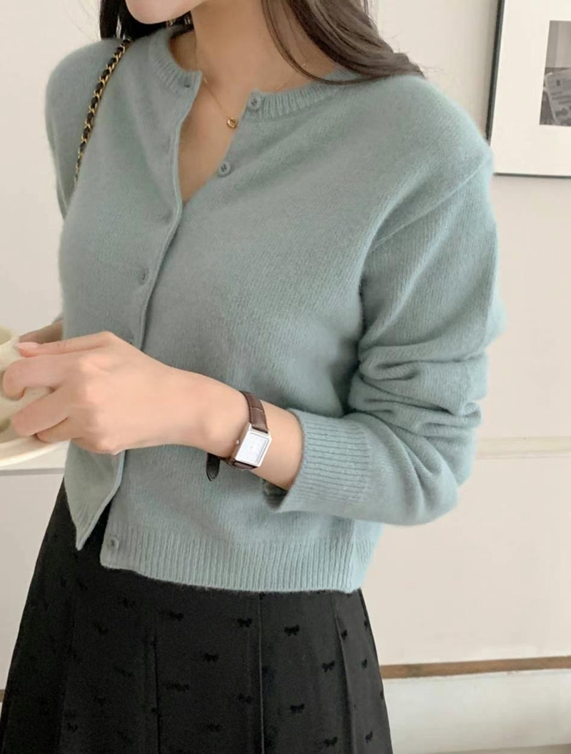 LOUNGE VERA直郵韓國代購女裝新品熱賣人氣針織衫狐貍開衫LOUNGE VERA-2件訂針織衫圖色4