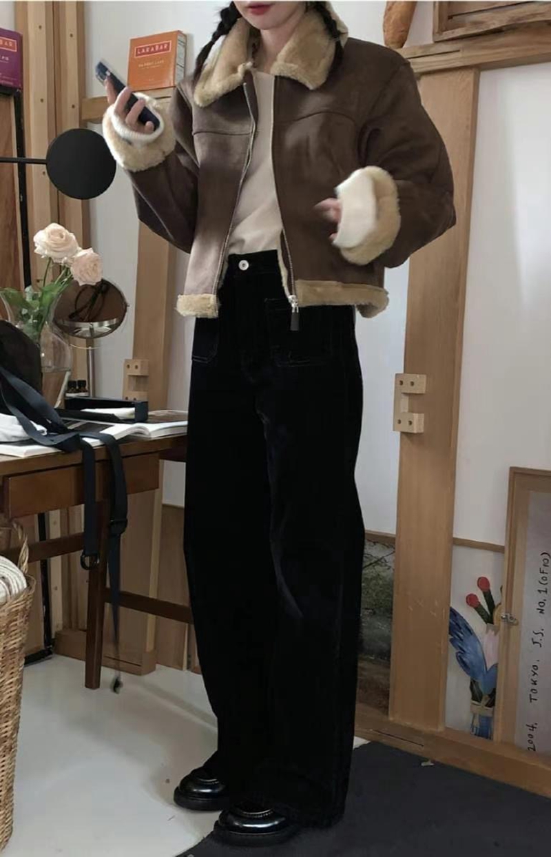 LOUNGE VERA韓國直郵東大門代購女裝新品真品人氣短款大衣LOUNGE VERA-2件訂短款大衣