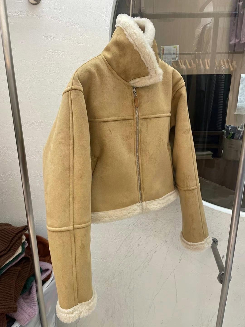 LOUNGE VERA韓國直郵東大門代購女裝新品真品人氣短款大衣LOUNGE VERA-2件訂短款大衣圖色2